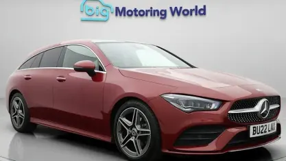 Used Mercedes CLA180 AMG line 136 HP (100 kW) 2022 Red Coupe