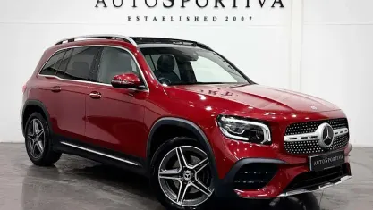 Usado Mercedes GLB200 AMG Line Premium Plus 163 HP (119 kW) 2022 Vermelho SUV