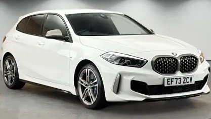 Used BMW M135 Comfort Edition 306 HP (225 kW) 2023 Alpine white Hatchback