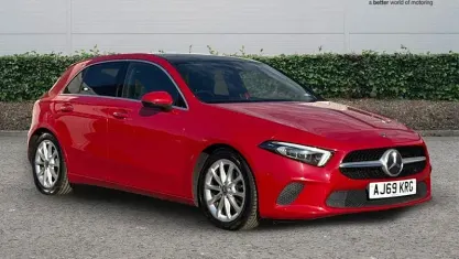 Used Mercedes A180 Premium Plus 116 HP (85 kW) 2020 Red Hatchback