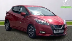 Red Used 2018 Nissan Micra N-Connecta Hatchback | £8,399 (Fair price)
