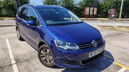 Used VW Sharan SE 150 HP (110 kW) 2019 Blue MPV