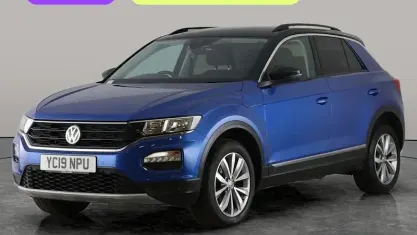 Used VW T-Roc Design 116 HP (85 kW) 2019 Blue SUV