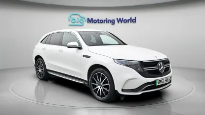 Käytetty Mercedes EQC400 AMG line 300 kW (408 HP) 2022 Valkoinen Katumaasturi