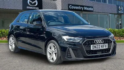 Used Audi A1 Sportback S-Line 110 HP (80 kW) 2022 Black Hatchback