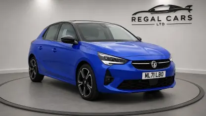 Used Vauxhall Corsa SRi 102 HP (75 kW) 2021 Blue Hatchback
