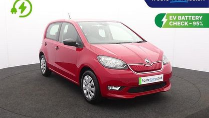 Used Skoda Citigo-e IV SE 61 kW (83 HP) 2020 Red Hatchback