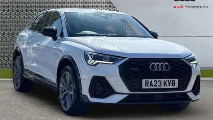 Used Audi Q3 Sportback Black Edition 190 HP (139 kW) 2023 White SUV