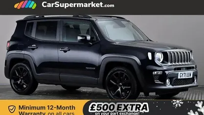 Black Used 2022 Jeep Renegade Night Eagle SUV | £14,897 (Fair price)
