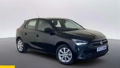 Used Vauxhall Corsa Design Edition 101 HP (74 kW) 2023 Black Hatchback