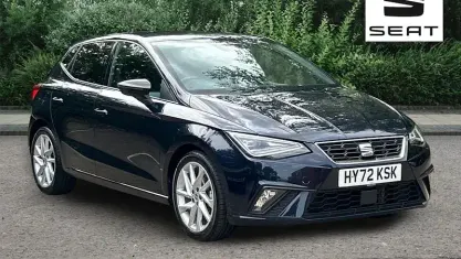 Used Seat Ibiza FR 95 HP (69 kW) 2022 Blue Hatchback