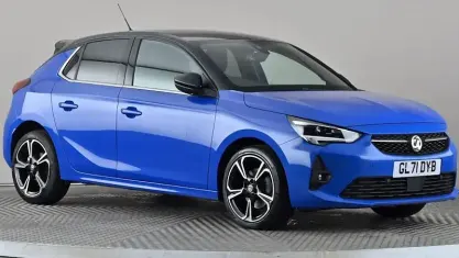 Used Vauxhall Corsa Ultimate 131 HP (96 kW) 2021 Blue Hatchback