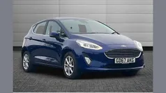 Blue Used 2017 Ford Fiesta Zetec Hatchback | £7,990 (Fair price)
