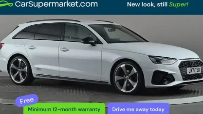 Usado Audi A4 Black Edition 150 CV (110 kW) 2021 Blanco Familiar