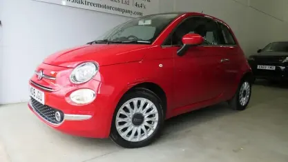 Used Fiat 500 Lounge 69 HP (50 kW) 2019 Red Hatchback