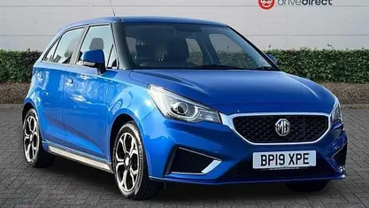 Used MG MG3 Exclusive 106 HP (77 kW) 2019 Blue Hatchback
