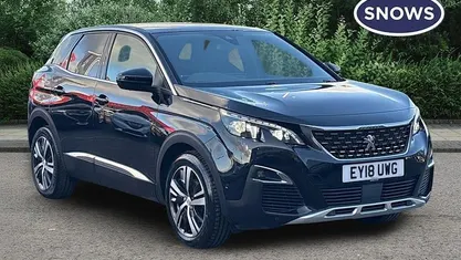 Used Peugeot 3008 GT-line 150 HP (110 kW) 2018 Black Estate
