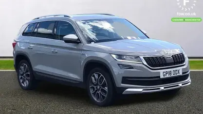 Usado Skoda Kodiaq Scout 4x4 150 CV (110 kW) 2018 Gris SUV