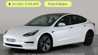 White Used 2022 Tesla Model 3 RWD Sedan | £20,377 (Fair price)