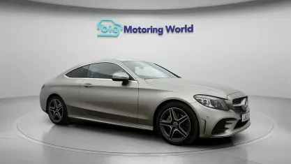 Used Mercedes C200 AMG line 198 HP (145 kW) 2021 Silver Coupe