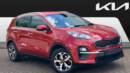 Używany Kia Sportage 132 KM (97 kW) 2021 Czerwony SUV