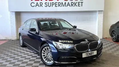 Used BMW 730 Comfort Edition 265 HP (194 kW) 2017 Blue Sedan