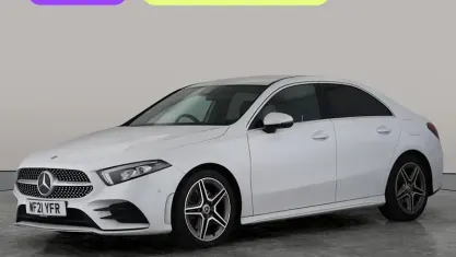 Used Mercedes A220 AMG line 190 HP (139 kW) 2020 White Sedan