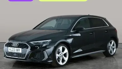 Used Audi A3 Sportback S-Line 150 HP (110 kW) 2023 Black Hatchback