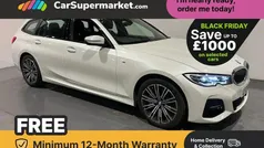 White Used 2021 BMW 330e M Sport Estate | £20,697 (Fair price)