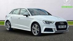 White Used 2017 Audi A3 Sportback S-Line Hatchback | £13,999 (Fair price)