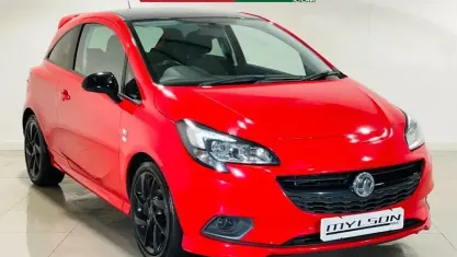 Used Vauxhall Corsa Edition 75 HP (55 kW) 2017 Red Hatchback