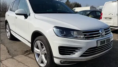 Used VW Touareg R-line Plus 262 HP (192 kW) 2017 White SUV