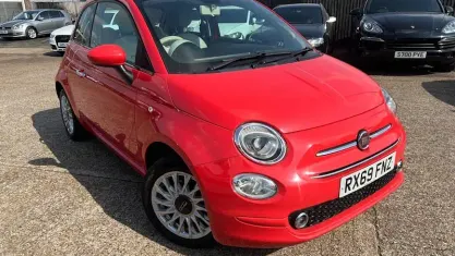 Used Fiat 500 Lounge 69 HP (50 kW) 2019 Orange Hatchback