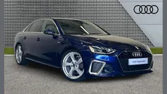 Blue Used 2022 Audi A4 S-Line Sedan | £23,495 (Fair price)