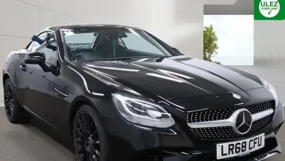 Second-hand Mercedes SLC180 AMG line 156 CP (114 kW) 2018 Negru Cabrio