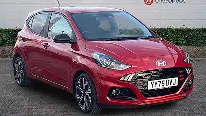 Pearl dragon red New 2025 Hyundai i10 N Line Hatchback | £17,440 (Fair price)