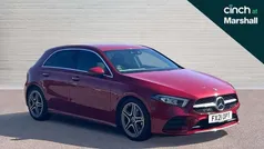 Red Used 2021 Mercedes A180 AMG Line Premium Hatchback | £19,839 (Fair price)