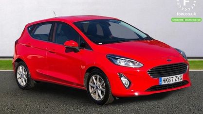 Używany Ford Fiesta Zetec 101 KM (74 kW) 2018 Czerwony Hatchback