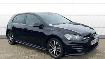 Used VW Golf VII R-line 150 HP (110 kW) 2019 Black Hatchback