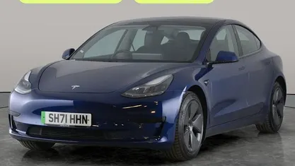 Used Tesla Model 3 Standard Range 208 kW (283 HP) 2021 Blue Sedan
