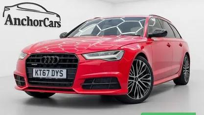 Used Audi A6 Black Edition 272 HP (200 kW) 2018 Red Estate