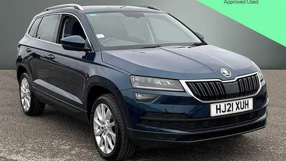 Used Skoda Karoq SE L 150 HP (110 kW) 2021 Blue SUV