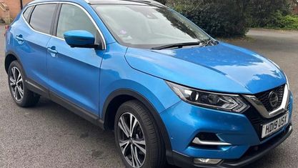 Używany Nissan Qashqai N-Connecta 160 KM (117 kW) 2019 Niebieski SUV