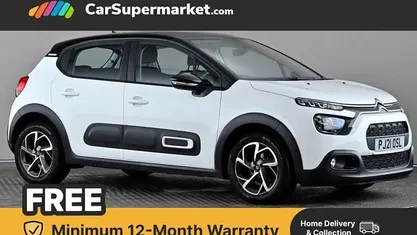 White Used 2021 Citroën C3 PureTech Hatchback | £10,197 (Fair price)