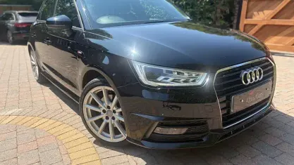 Used Audi A1 Sportback S-Line 125 HP (91 kW) 2017 Black Hatchback