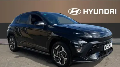 Używany Hyundai Kona N Line 129 KM (94 kW) 2025 Czarny SUV