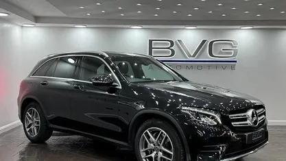 Used Mercedes GLC220 AMG line 170 HP (125 kW) 2017 Black Estate