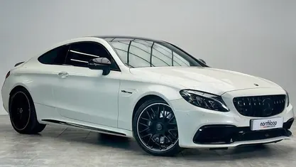 White Used 2017 Mercedes C63 AMG Premium Coupe | £31,995 (Fair price)