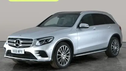 Usado Mercedes GLC220 AMG Line Premium 170 HP (125 kW) 2018 Prateado Carrinha