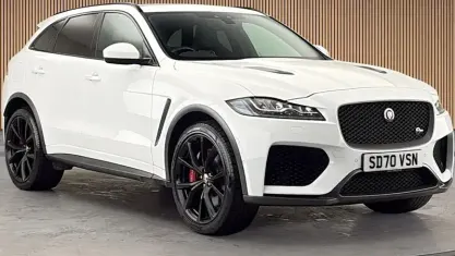 Used Jaguar F-Pace SVR 551 HP (405 kW) 2020 Fuji white SUV